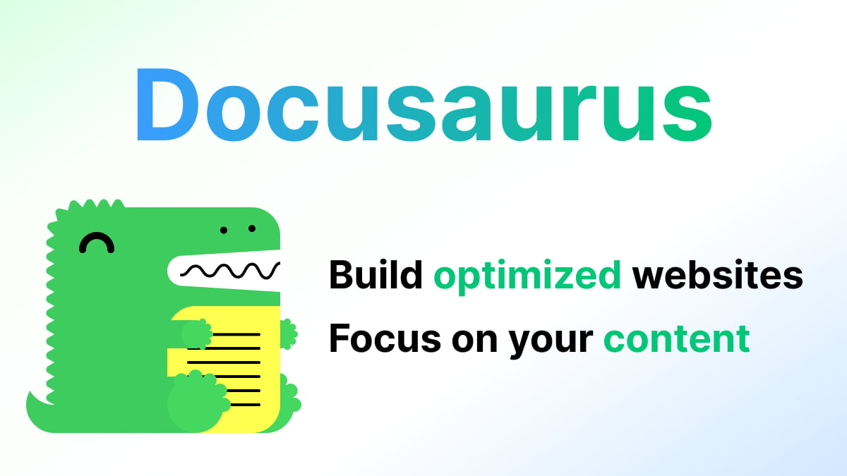 Build optimized websites quickly, focus on your content | Docusaurus
